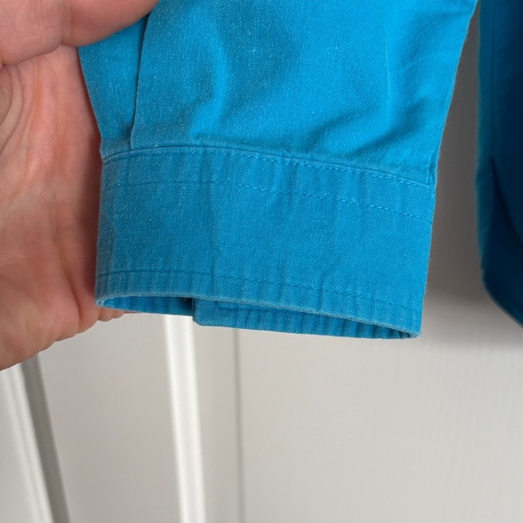 Vintage Stage West teal Western Shirt Size 9-10 - Picture 6 of 7